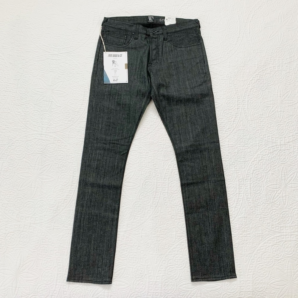 PRPS Goods Windsor Tapered Skinny‎ Stretch Jeans, Raw Wash